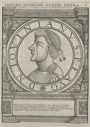 Empereur romain Flavius Jovianus (gravure)