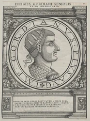 Empereur romain Gordien I (impression)