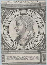 Empereur romain Tacite (impression)