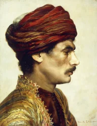 Portrait de profil d