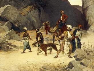 La chasse au tigre, 1896