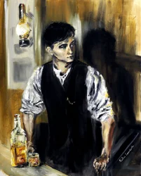 Un regard sur toi, 2021 (huile sur toile)