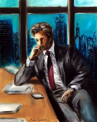 Late Night III, 2024 (huile sur toile)