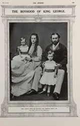 Le prince et la princesse de Galles avec deux de leurs enfants (1867)