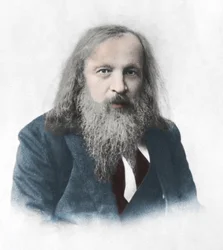 Dmitri Ivanovitch Mendeleïev (1834-1907), chimiste et inventeur russe