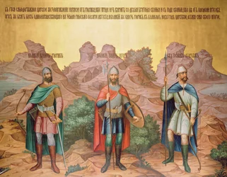 Grands Princes Rurik, Igor et Sviatoslav (fresque)
