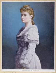 Portrait de la Tsarine Alexandra Feodorovna (1872-1918) vers 1898