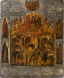 La Révélation de la Vierge Marie à Saint Alexandre Svirsky, 1600s
