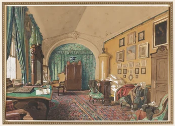 Intérieur du salon d