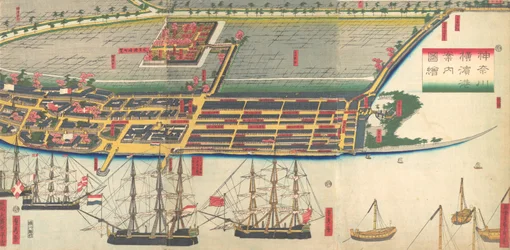 Guide illustré du port de Yokohama, 7e mois, 1860.