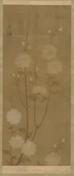 Branches de cerisier tombantes en fleur, période Edo, milieu 18e-début 19e siècle