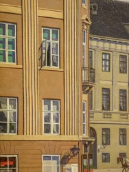Hejbro Plads, une place de marché à Copenhague, détail