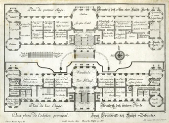 Plan du rez-de-chaussée et de l