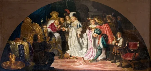 Peinture de plafond du château de Kronborg au Danemark