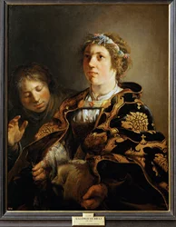 Judith et Holopherne (peinture sur toile)