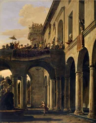 Samson détruisant le temple de Dagon