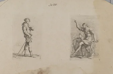 (Série de figurines) Homme avec le bras au niveau de la poitrine