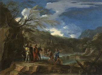 Polycrate et le pêcheur, c.1664