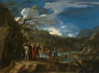Polycrate et le pêcheur, c. 1664
