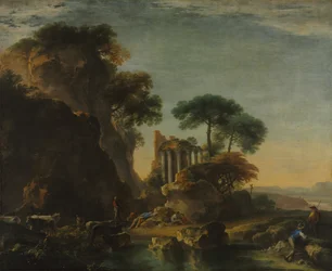 Ruines dans un paysage rocheux, c. 1640