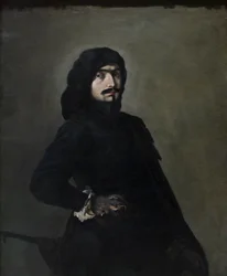 Autoportrait en Pascariello, vers 1645-49