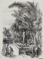 Laocoon et ses fils, statue romaine, lithographie de Salvatore Puglia de Poliorama Pittoresco, n 1, 13 août