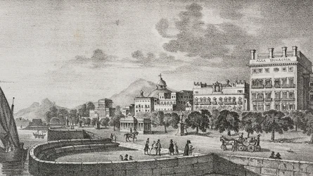 Vue du forum Bourbon et de l