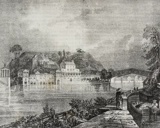 Vue de Soliowka, lithographie de Salvatore Puglia de Poliorama Pittoresco, n 38, 29 avril