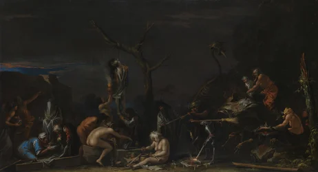 Sorcières à leurs incantations, vers 1646