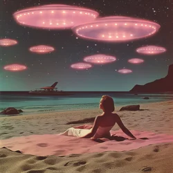 UFO rose : Rêve de plage