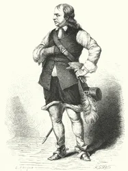 Oliver Cromwell, Lord Protecteur du Commonwealth (gravure)