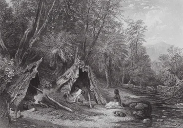 Australie : Campement indigène