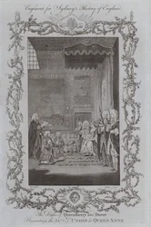 Le Duc de Queensberry et Dover présentant l