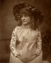 Minnie Palmer, actrice américaine, 1884