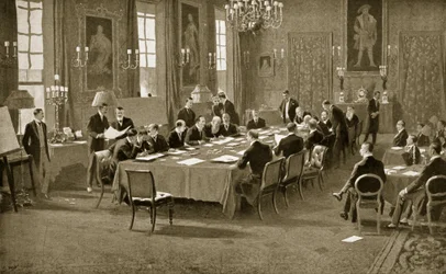 Signature du traité de Londres, 1913