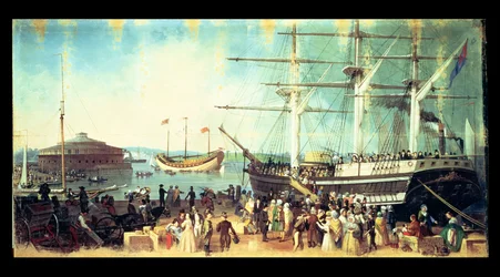 La baie et le port de New York