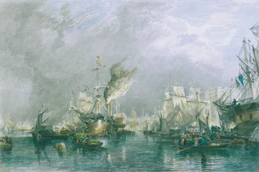 Navires dans le bassin de Londres