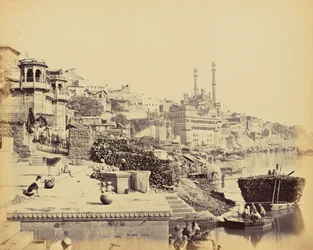 Bénarès ; la grande mosquée d