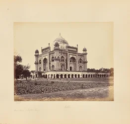 Delhi; Le mausolée de Safdar Jung