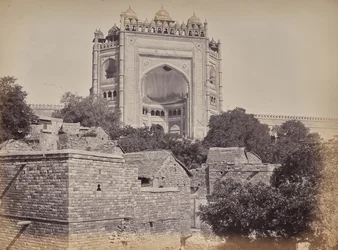 Porte de garde du fort de Fatehpur Sikri