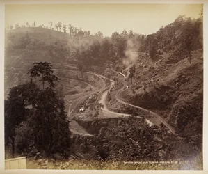 Station de retournement sous Teendaria, Darjeeling, de 