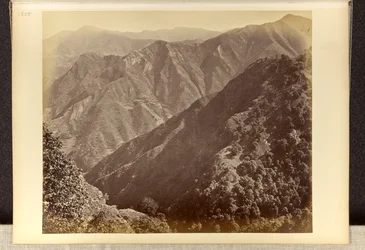 Simla; les « Khuds » au nord de Jakko, vus depuis Elysium Hill