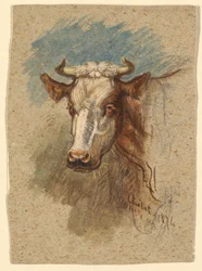 Dessin, études : Croquis de France. Etretat, Seine-Inférieure, Quimper, Bretagne, 1874