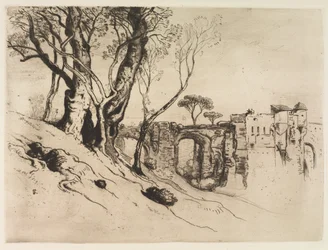 Oliviers de la Riviera, c. 1875