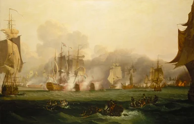 La bataille de Trafalgar, 21 octobre 1805