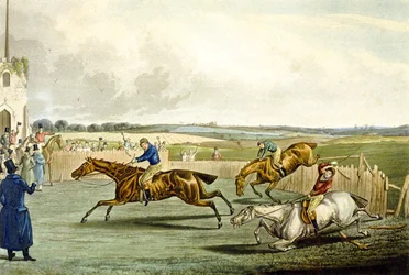 Forth Mile, de Steeplechasing, gravé par Charles Hunt