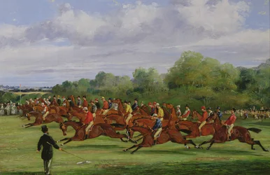 Le Départ du Derby de 1862