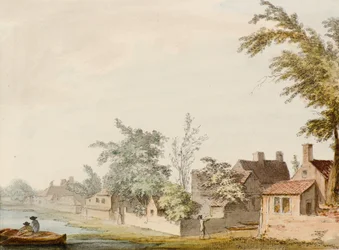 Un village au bord d
