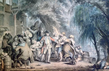Le Sergent recruteur, 18e siècle