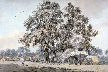 Camp militaire à Hyde Park, Londres